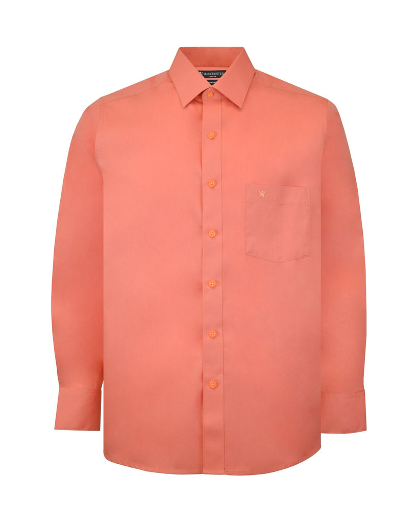 Manchester Camisa de Vestir Cuello Ajustable Algodón y Poliéster - Manchester