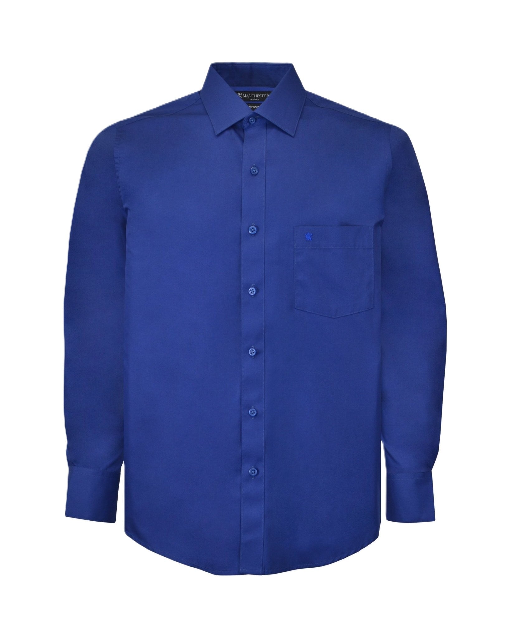 Manchester Camisa de Vestir Cuello Ajustable Algodón y Poliéster - Manchester