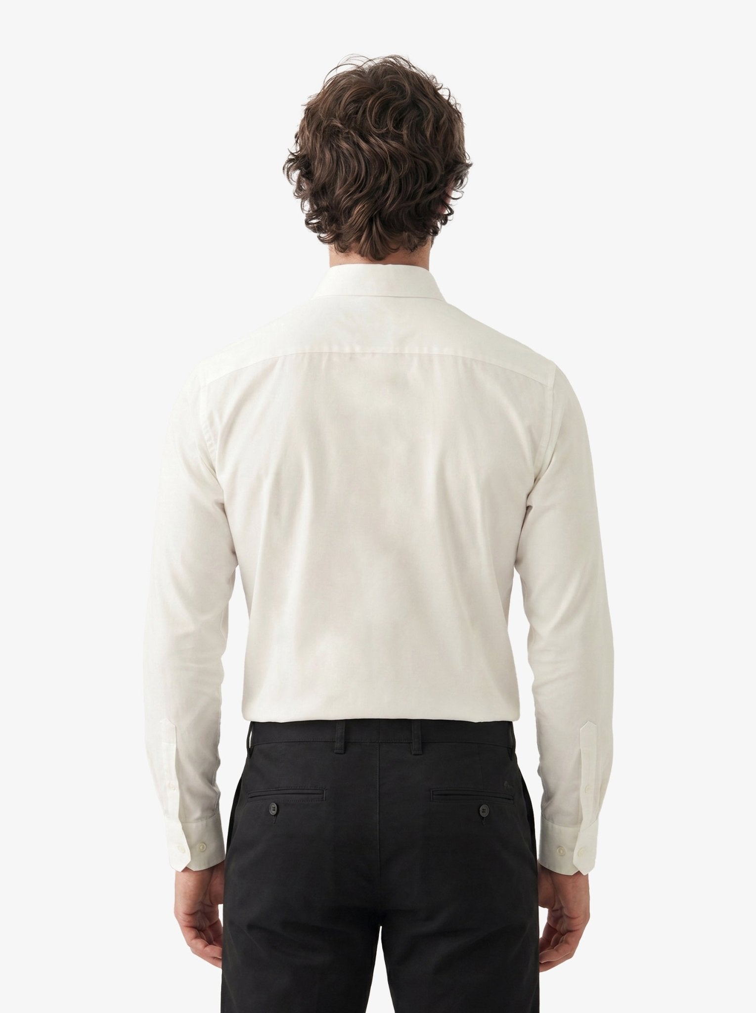 Manchester Camisa de Vestir - Cuello Ajustable con Bolsillo - Manchester