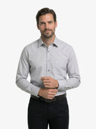 Manchester Camisa de Vestir - Cuello Ajustable con Bolsillo - Manchester