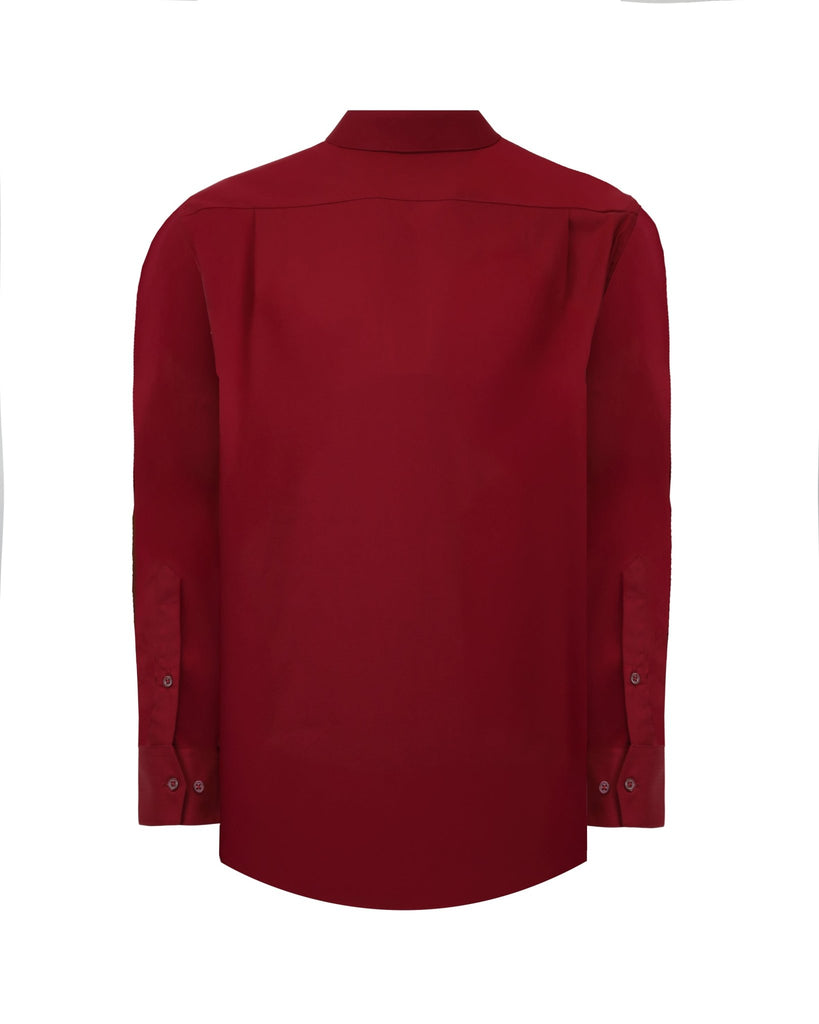 Manchester Camisa de Vestir - Cuello Ajustable con Bolsillo - Manchester