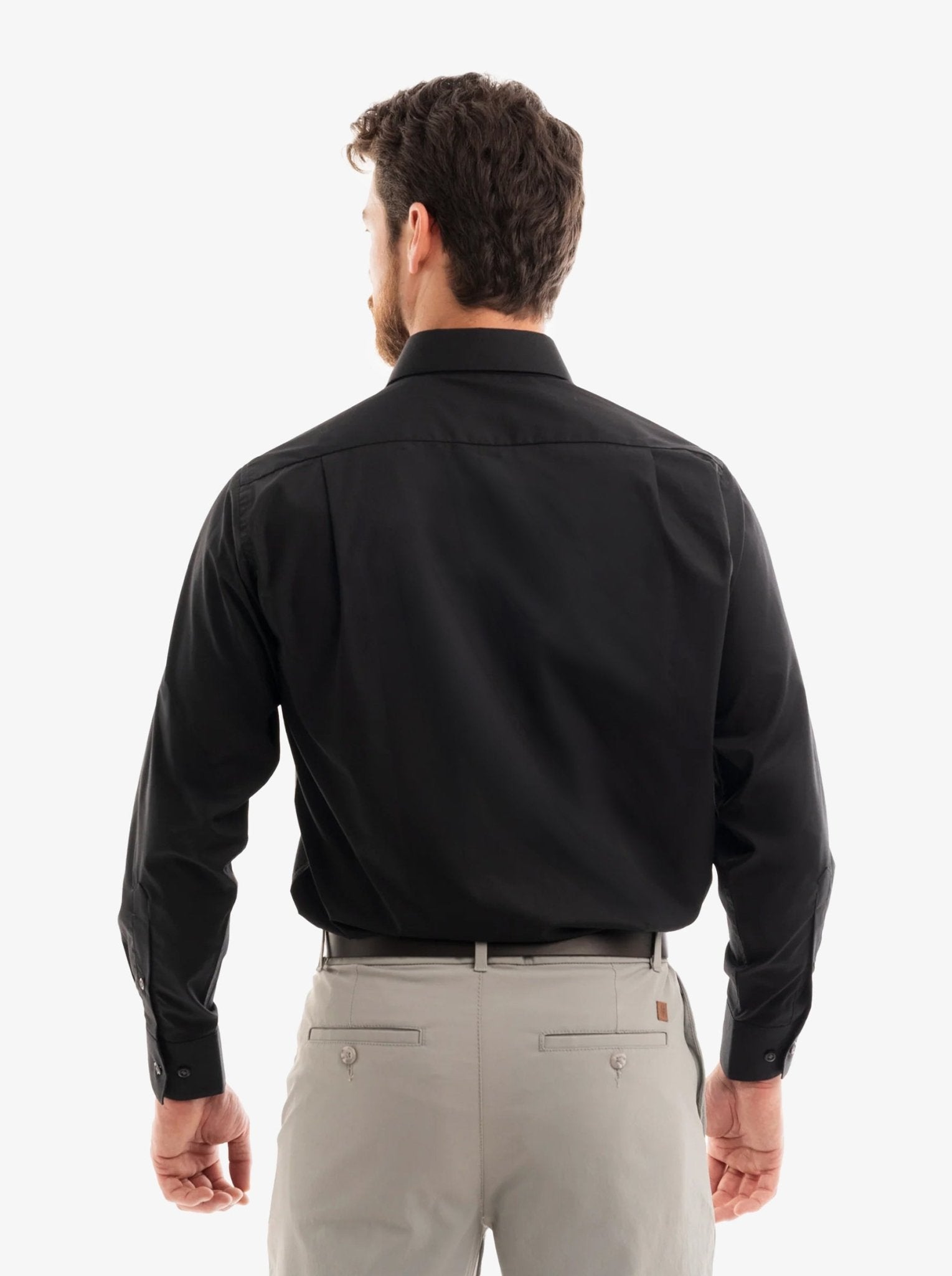 Manchester Camisa de Vestir - Cuello Ajustable con Bolsillo - Manchester