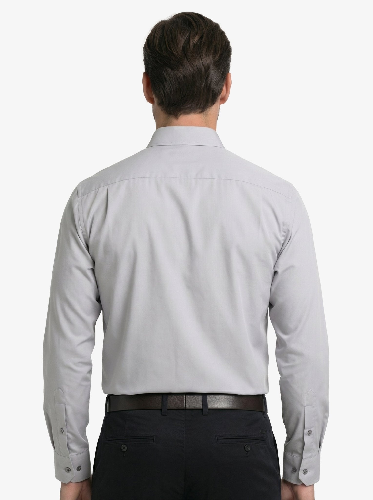 Manchester Camisa de Vestir - Cuello Ajustable con Bolsillo - Manchester