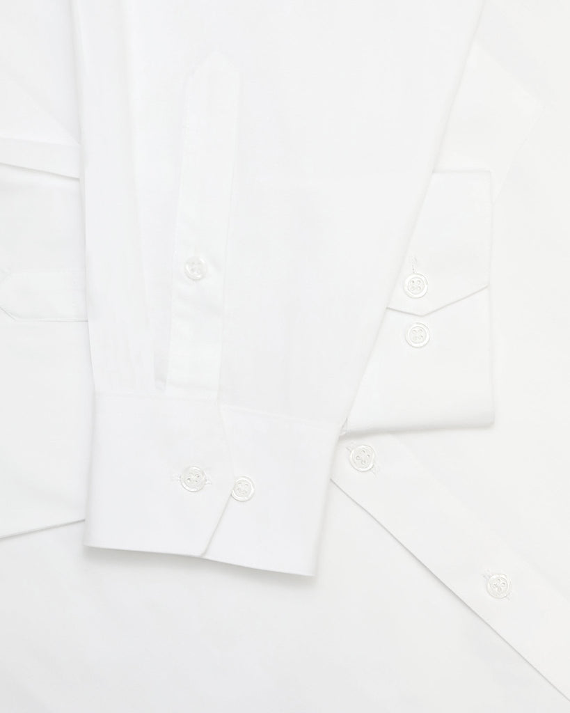 Manchester Camisa de Vestir - Cuello Ajustable con Bolsillo - Manchester