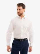 Manchester Camisa de Vestir - Cuello Ajustable con Bolsillo - Manchester
