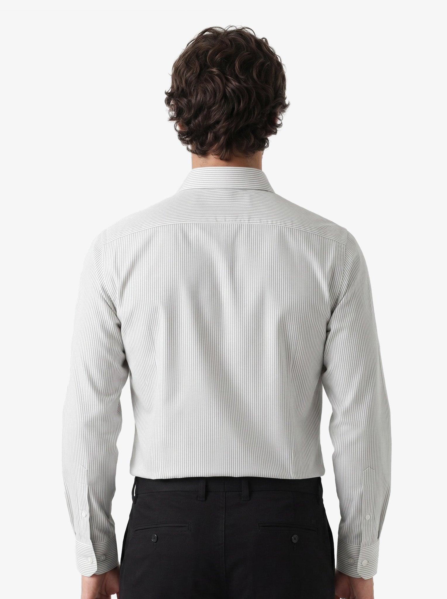 Manchester Camisa de Vestir Cuello Ajustable y Puño Convertible - Manchester