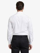 Manchester Camisa de Vestir Cuello Mao color blanco para hombre