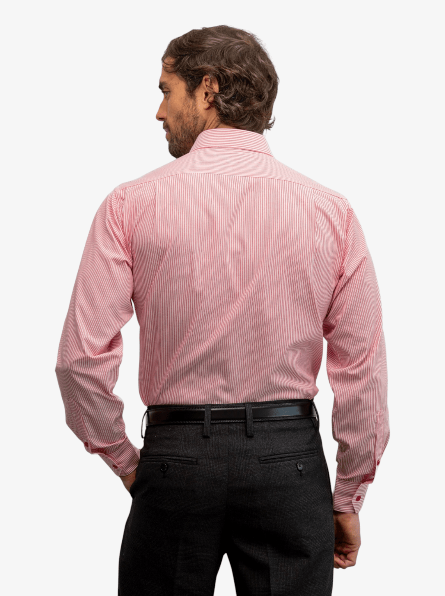 Manchester Camisa de Vestir de Rayas Finas Regular Fit - Manchester
