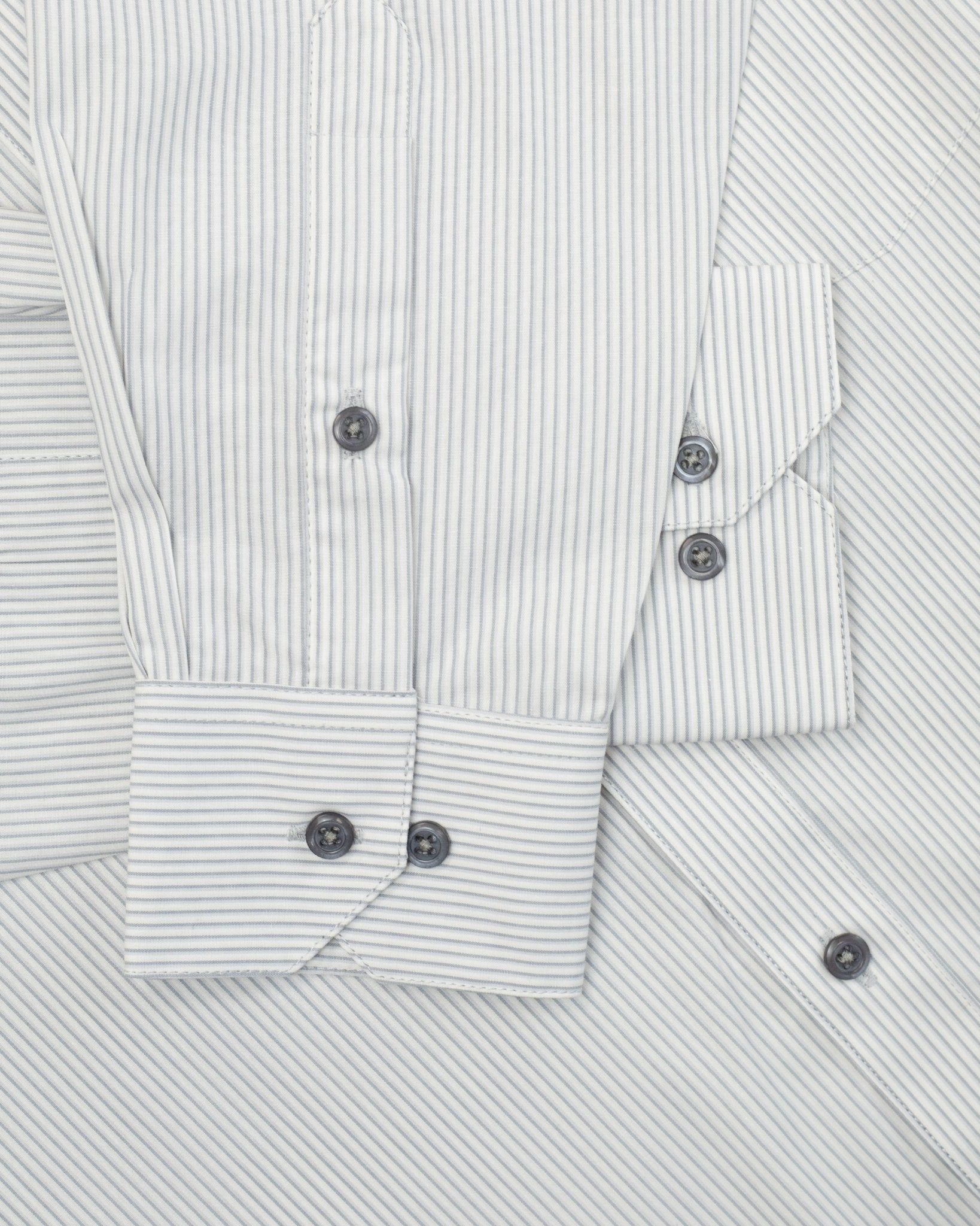 Manchester Camisa de Vestir de Rayas Finas Regular Fit - Manchester