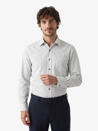 Manchester Camisa de Vestir de Rayas Finas Regular Fit - Manchester