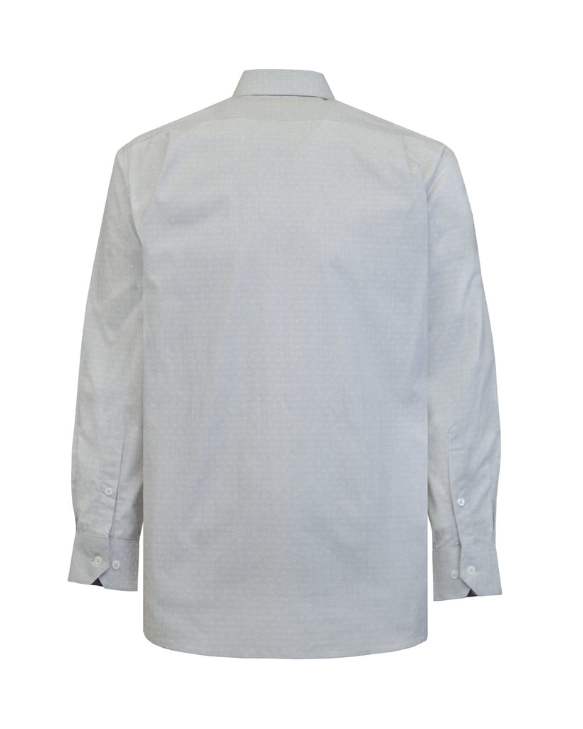 Manchester Camisa de Vestir Elite Patrón Sutil 100% Algodón Manga Larga - Manchester