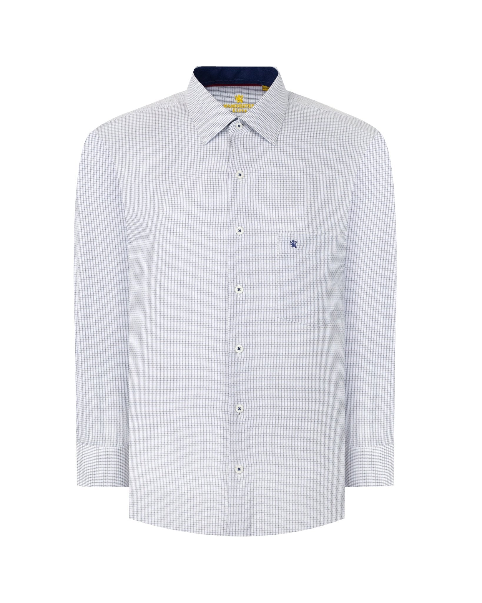 Manchester Camisa de Vestir Elite Regular Fit 100% Algodón Manga Larga - Manchester