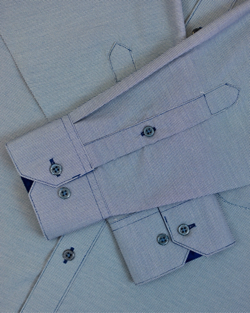 Manchester Camisa de Vestir en Algodón - Poliéster - Manchester