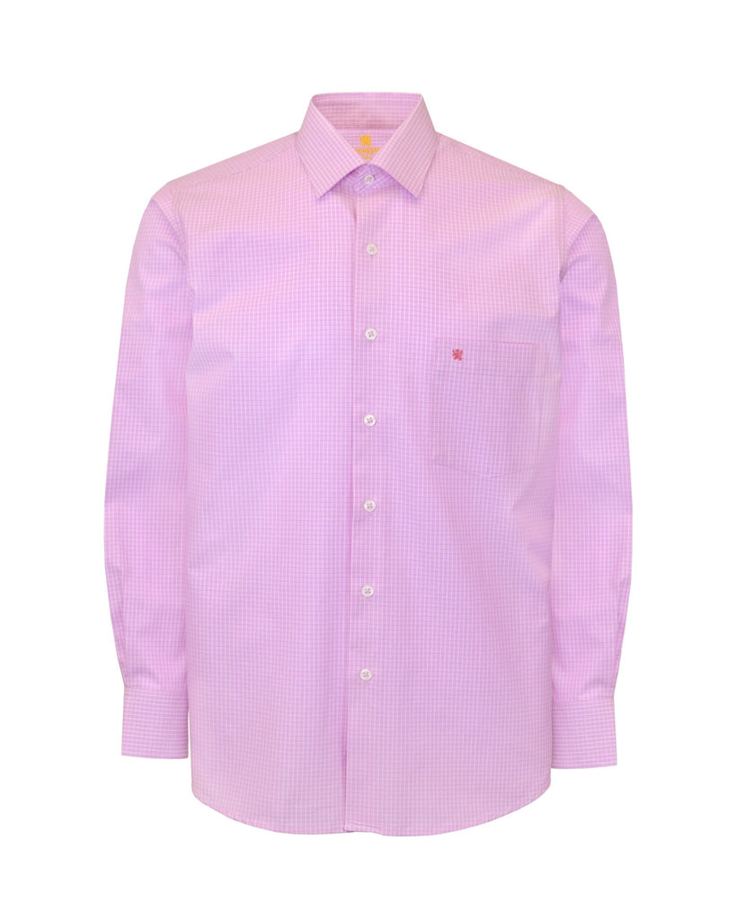 Manchester Camisa de Vestir en Algodón Puro: Regular Fit, Cuello Roma y Puño Ejecutivo - Manchester