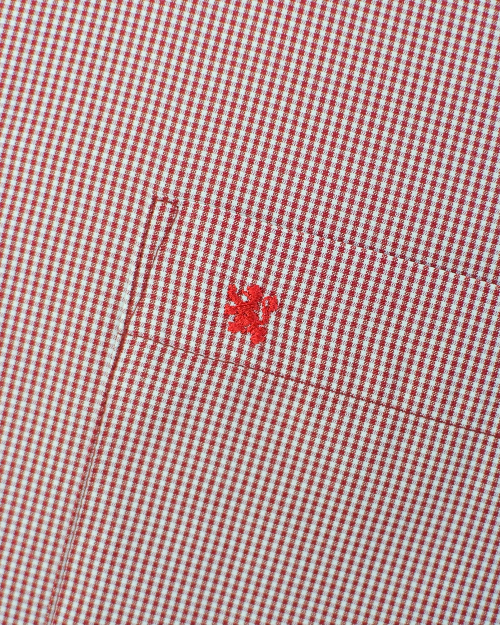 Manchester Camisa de Vestir Estampado Cuadricular en Algodón - Poliéster - Manchester