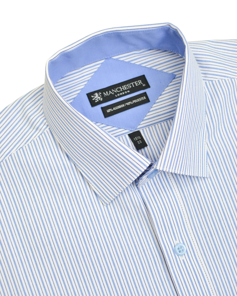 Manchester Camisa de Vestir Estampado de Líneas - Manchester
