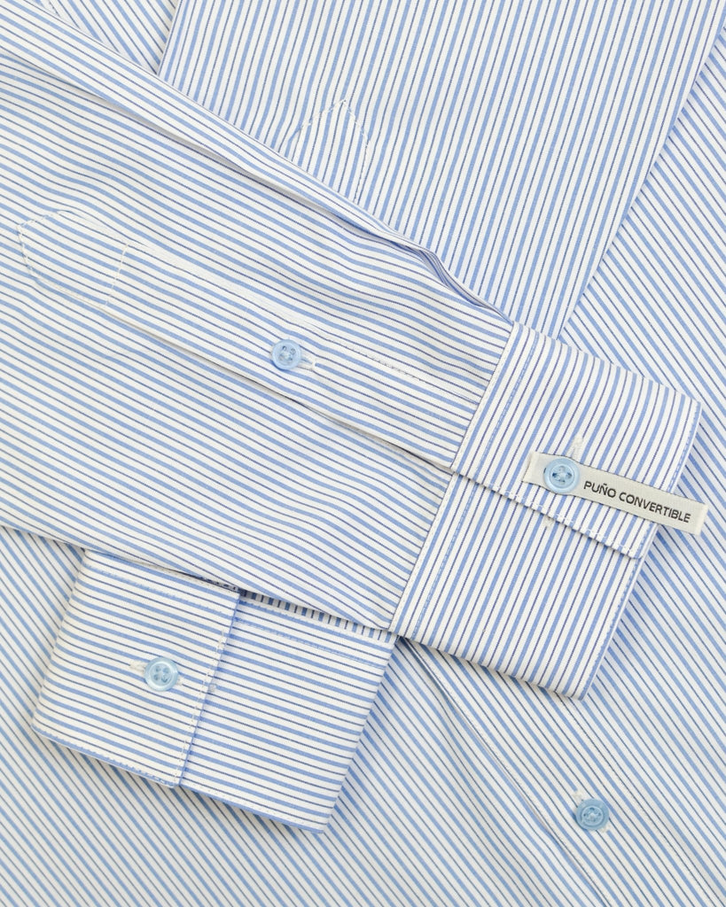 Manchester Camisa de Vestir Estampado de Líneas - Manchester