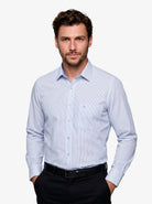 Manchester Camisa de Vestir Estampado de Líneas - Manchester