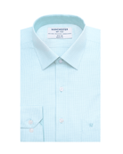 Manchester Camisa de Vestir Formal Minimalista de Textura Geométrica - Manchester