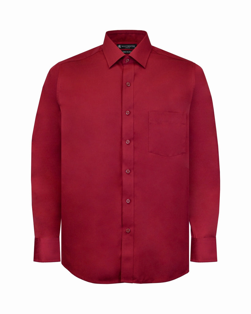 Manchester Camisa de Vestir Lisa Algodón y Poliéster - Manchester