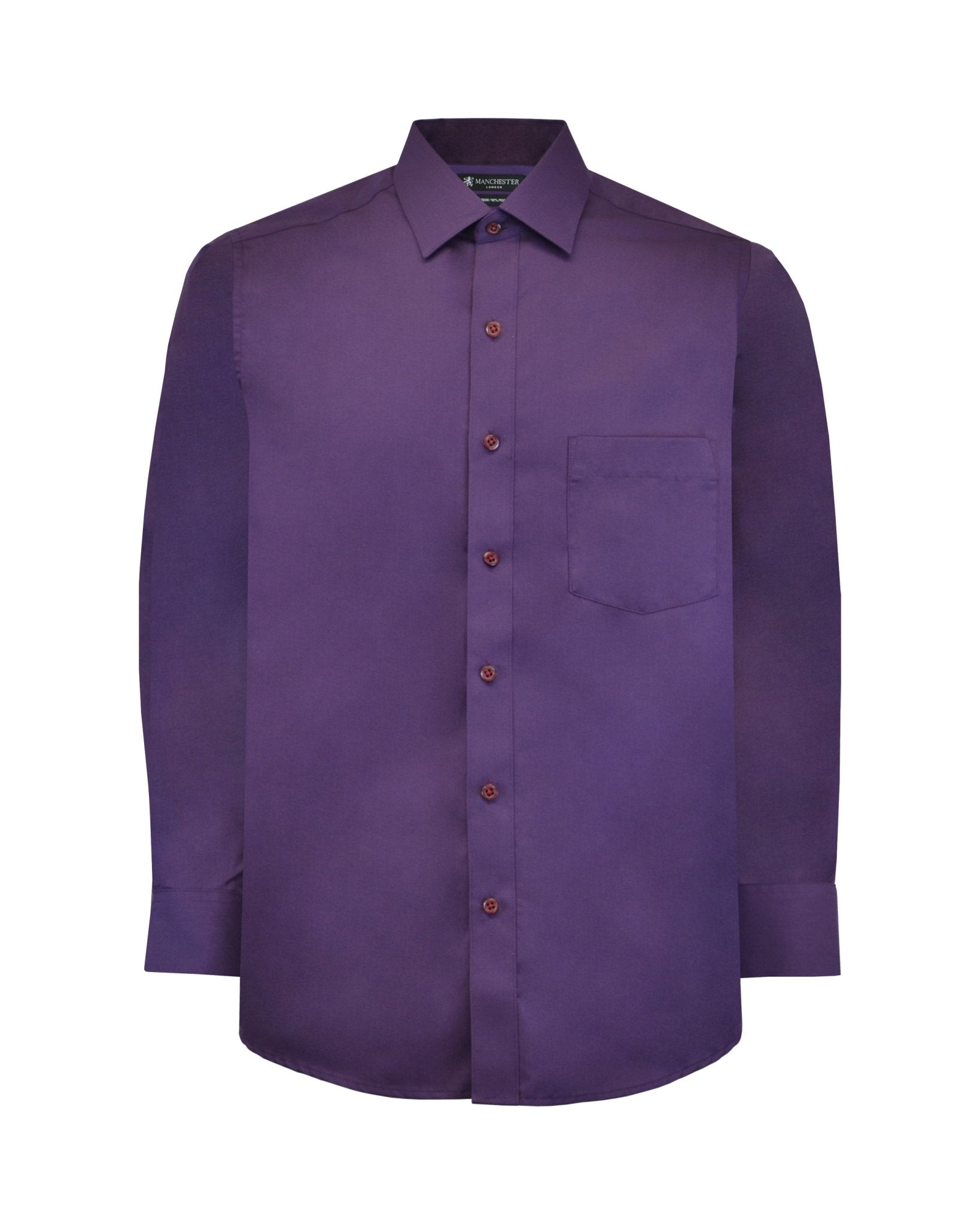 Manchester Camisa de Vestir Lisa Algodón y Poliéster - Manchester