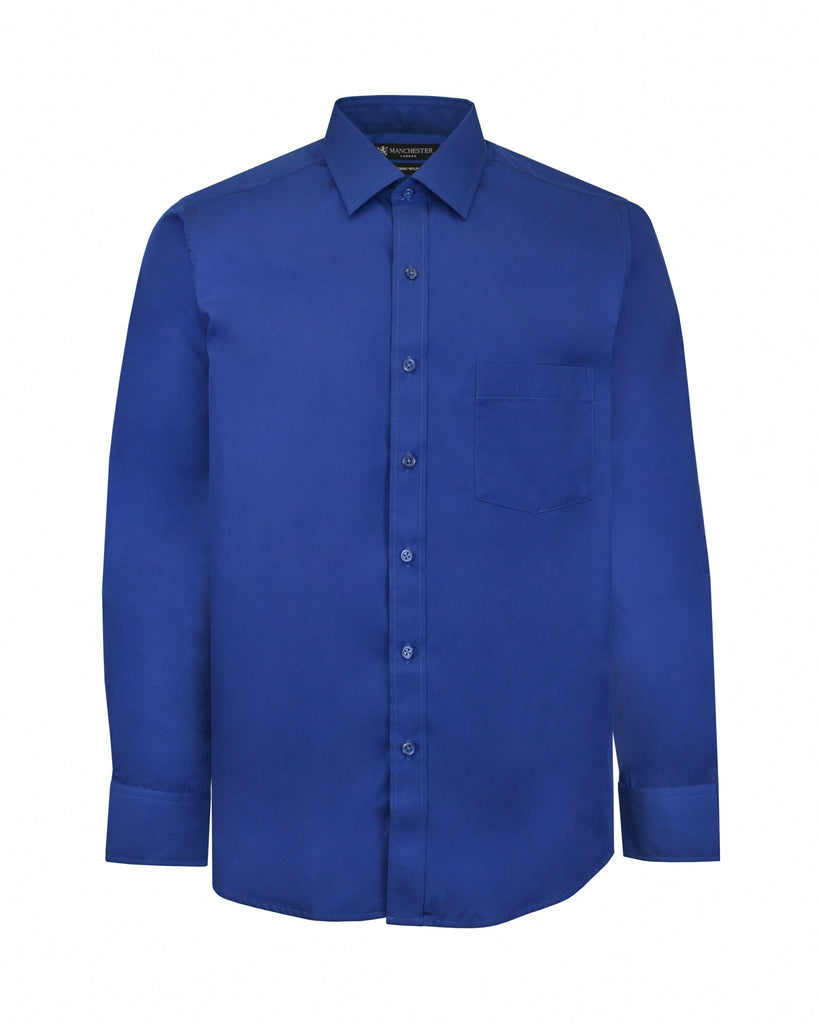 Manchester Camisa de Vestir Lisa Algodón y Poliéster - Manchester