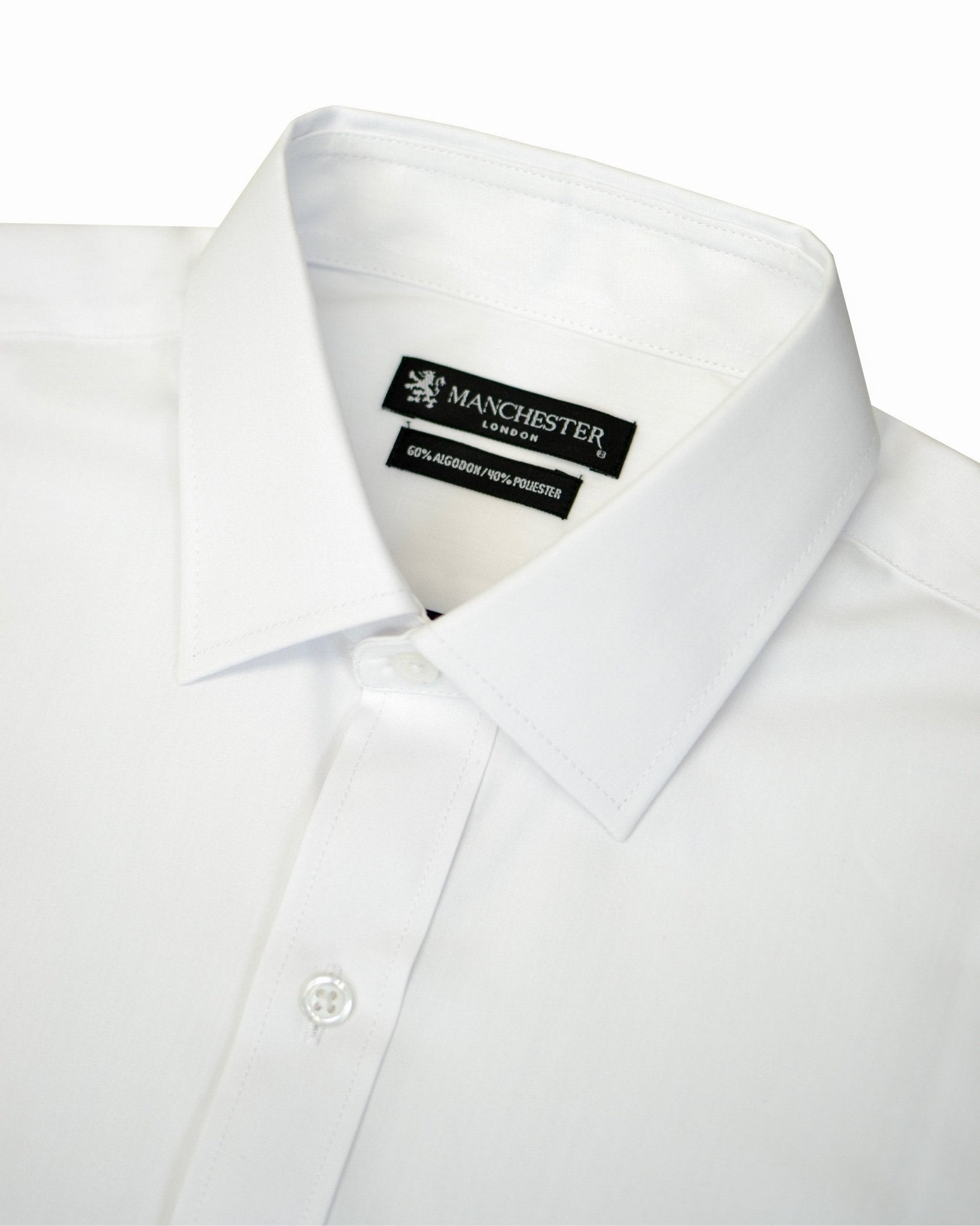 Manchester Camisa de Vestir Lisa Algodón y Poliéster - Manchester