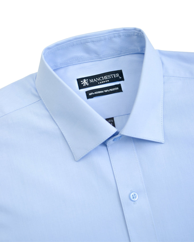 Manchester Camisa de Vestir Lisa Algodón y Poliéster - Manchester