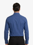 Manchester Camisa de Vestir Lisa Algodón y Poliéster color pizarra para hombre