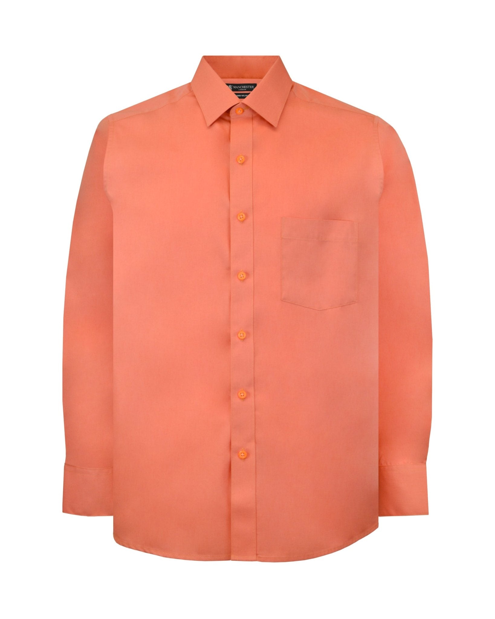 Manchester Camisa de Vestir Lisa Algodón y Poliéster - Manchester