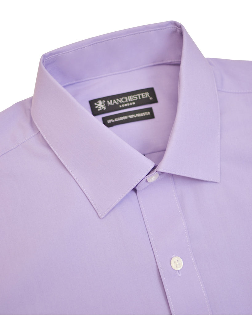Manchester Camisa de Vestir Lisa Algodón y Poliéster - Manchester
