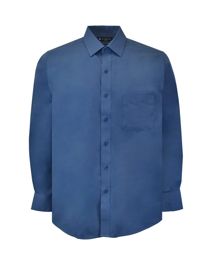 Manchester Camisa de Vestir Lisa Algodón y Poliéster - Manchester