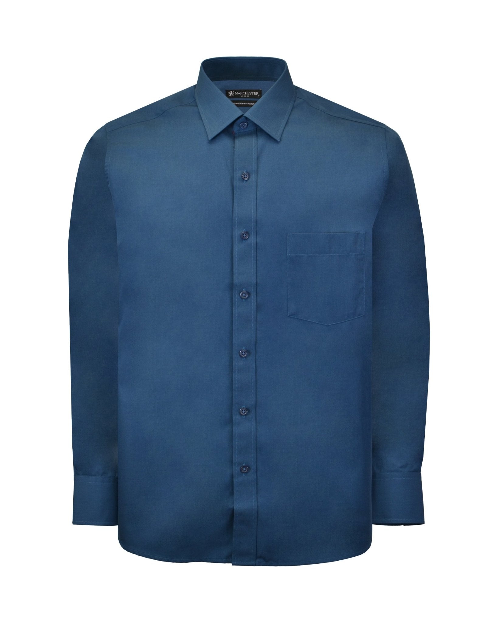 Manchester Camisa de Vestir Lisa Algodón y Poliéster - Manchester