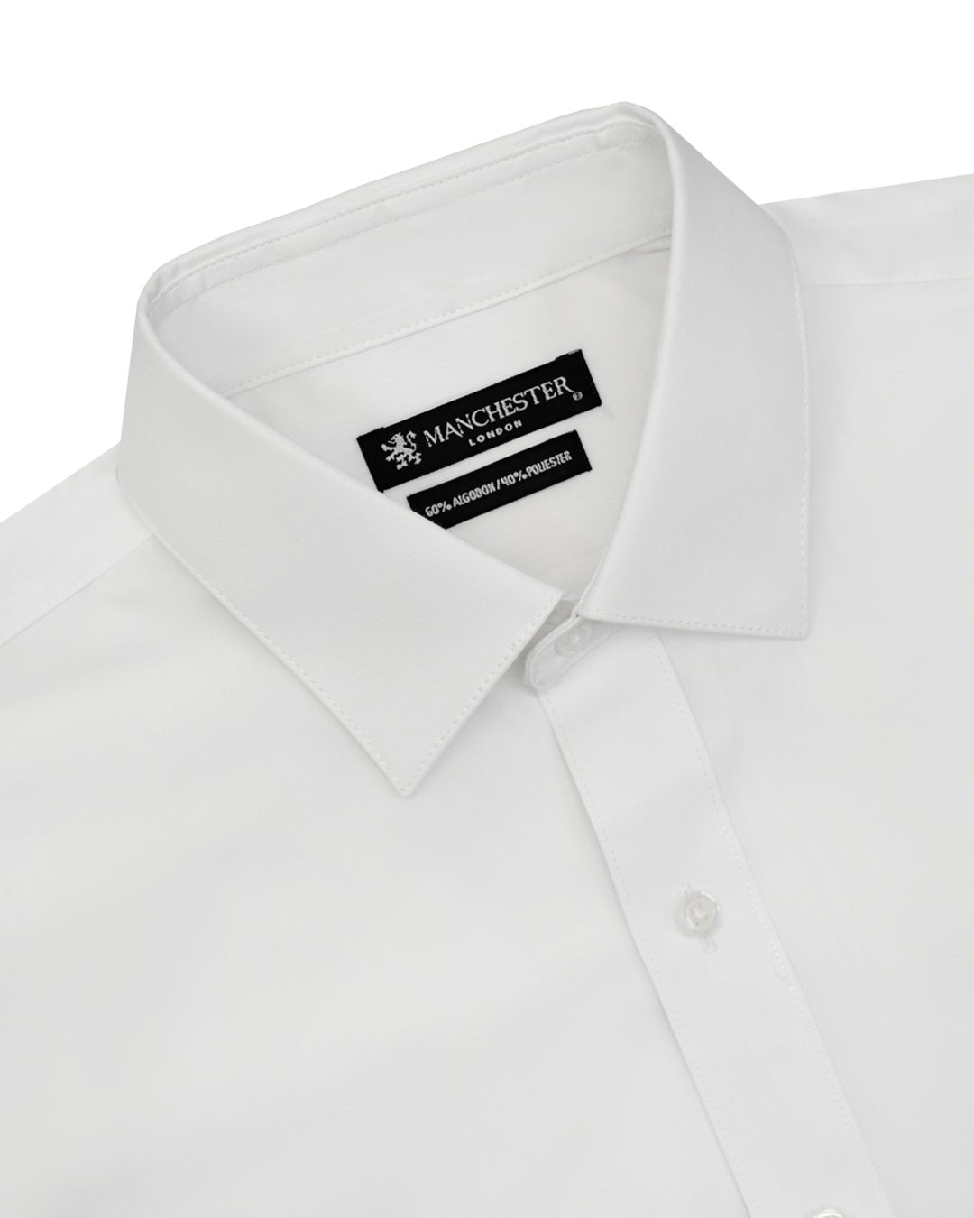 Manchester Camisa de Vestir Lisa Algodón y Poliéster - Manchester