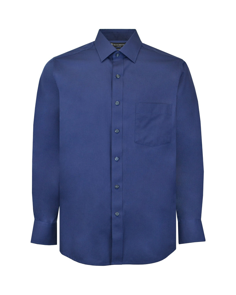 Manchester Camisa de Vestir Lisa Algodón y Poliéster - Manchester