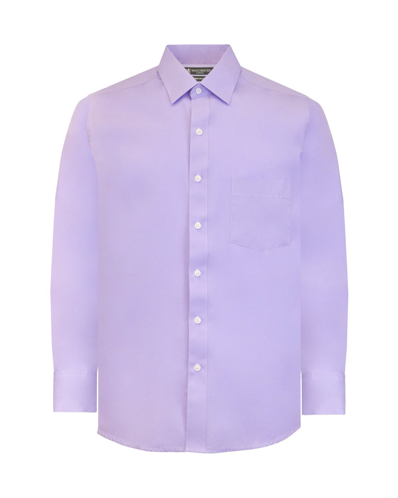 Manchester Camisa de Vestir Lisa Algodón y Poliéster - Manchester