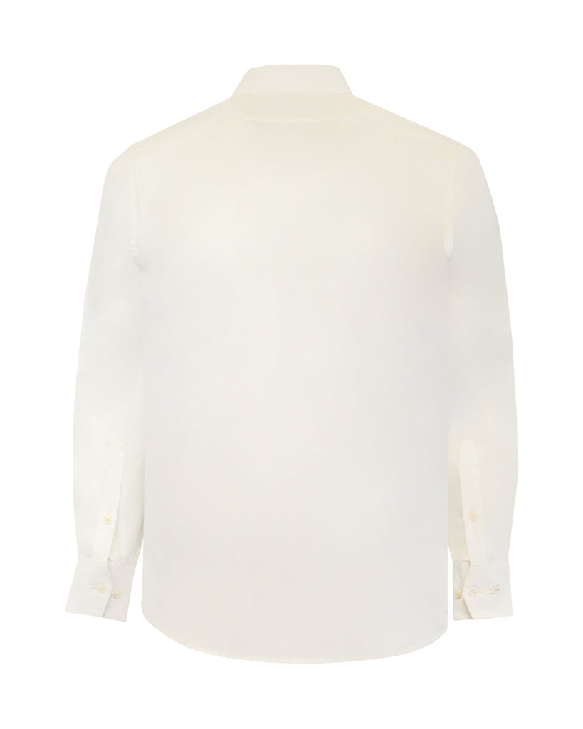 Manchester Camisa de Vestir Lisa Algodón y Poliéster Manga Larga - Manchester