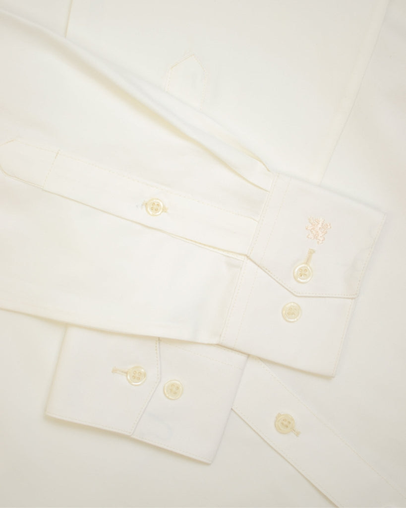 Manchester Camisa de Vestir Lisa Algodón y Poliéster Manga Larga - Manchester