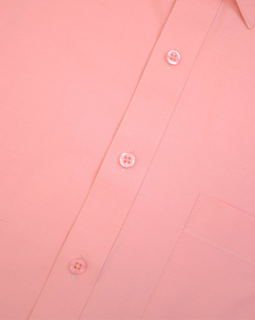 Manchester Camisa de Vestir Lisa Algodón y Poliéster Manga Larga - Manchester