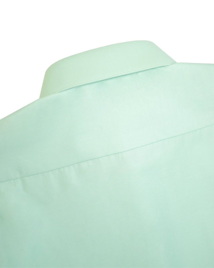 Manchester Camisa de Vestir Lisa Algodón y Poliéster Manga Larga - Manchester