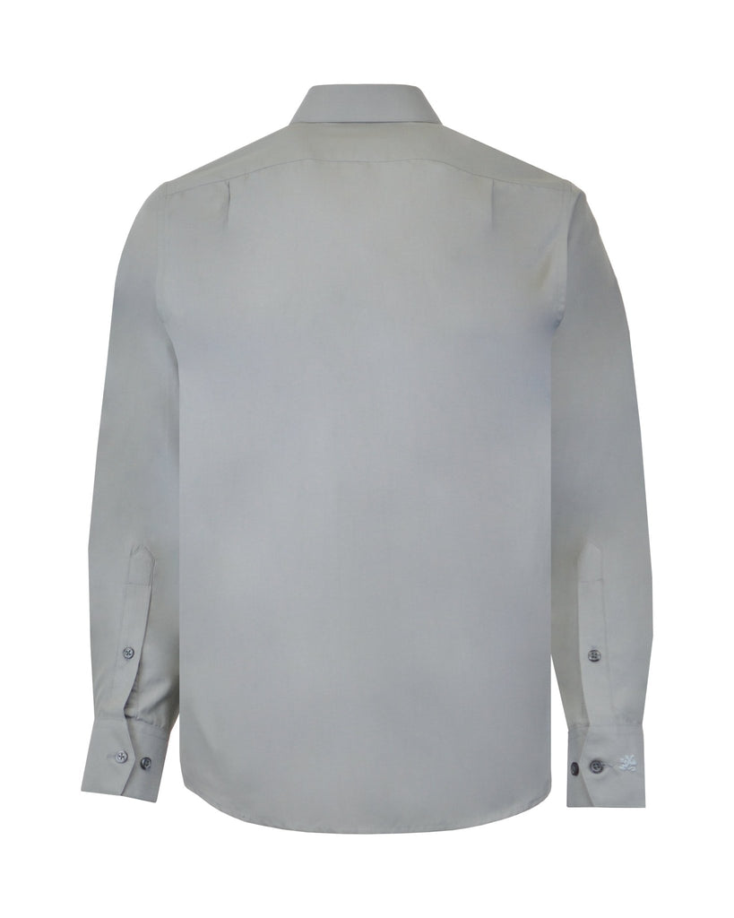 Manchester Camisa de Vestir Lisa Algodón y Poliéster Manga Larga - Manchester