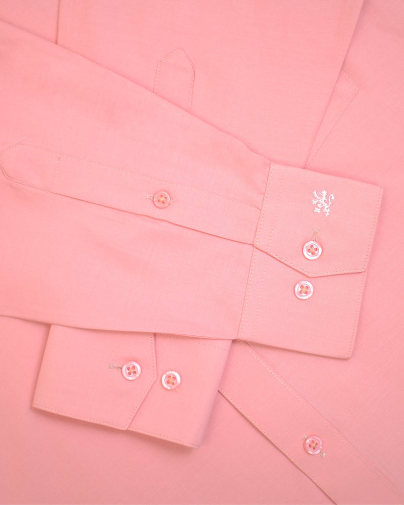 Manchester Camisa de Vestir Lisa Algodón y Poliéster Manga Larga - Manchester