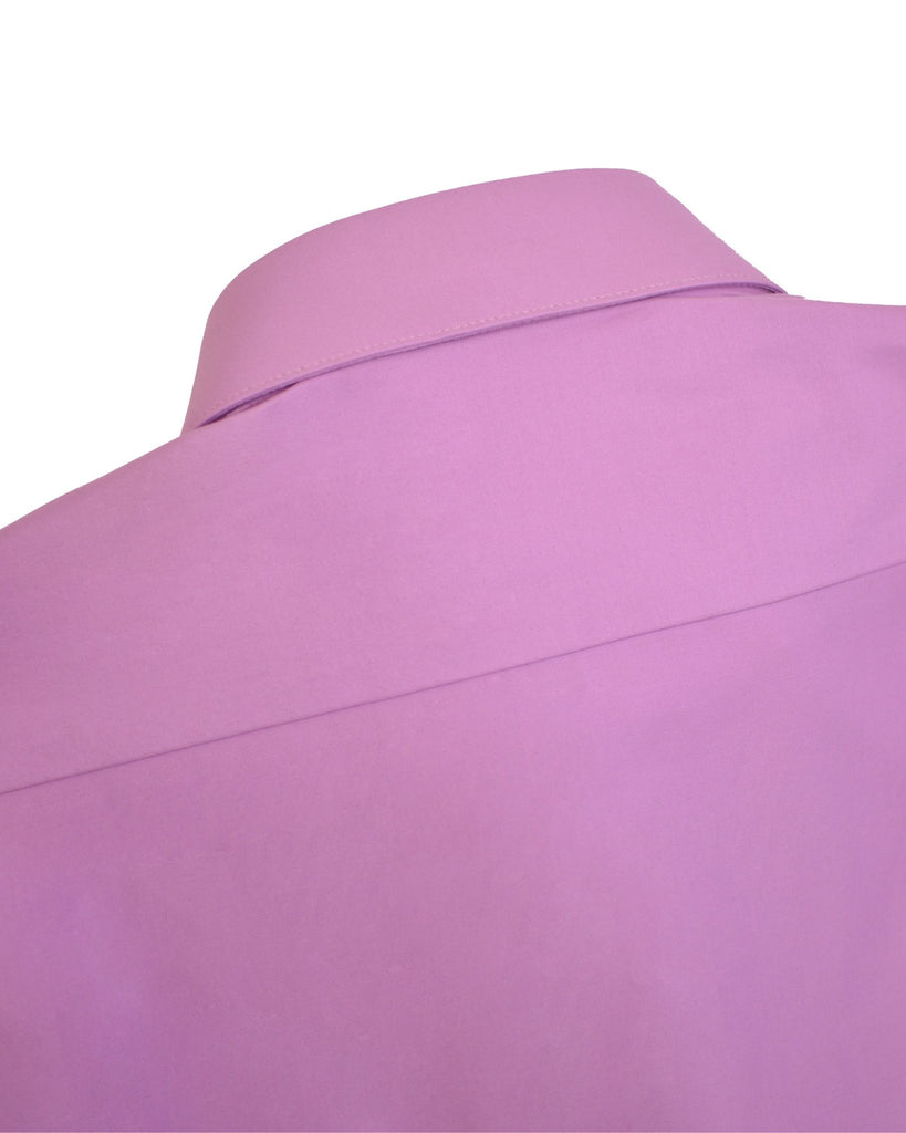 Manchester Camisa de Vestir Lisa Algodón y Poliéster Manga Larga - Manchester