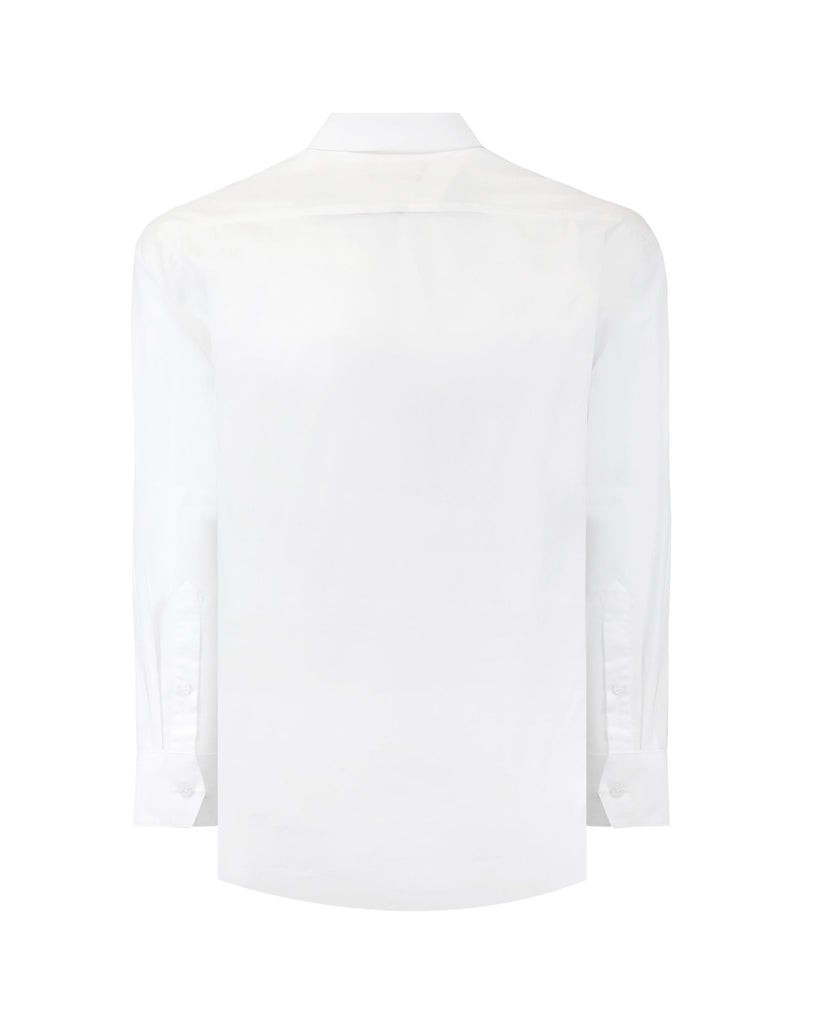 Manchester Camisa de Vestir Lisa Big and Tall Algodón y Poliéster con Cuello Ajustable - Manchester