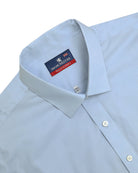 Manchester Camisa de Vestir Lisa Big and Tall Algodón y Poliéster con Cuello Ajustable - Manchester