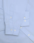Manchester Camisa de Vestir Lisa Big and Tall Algodón y Poliéster con Cuello Ajustable - Manchester