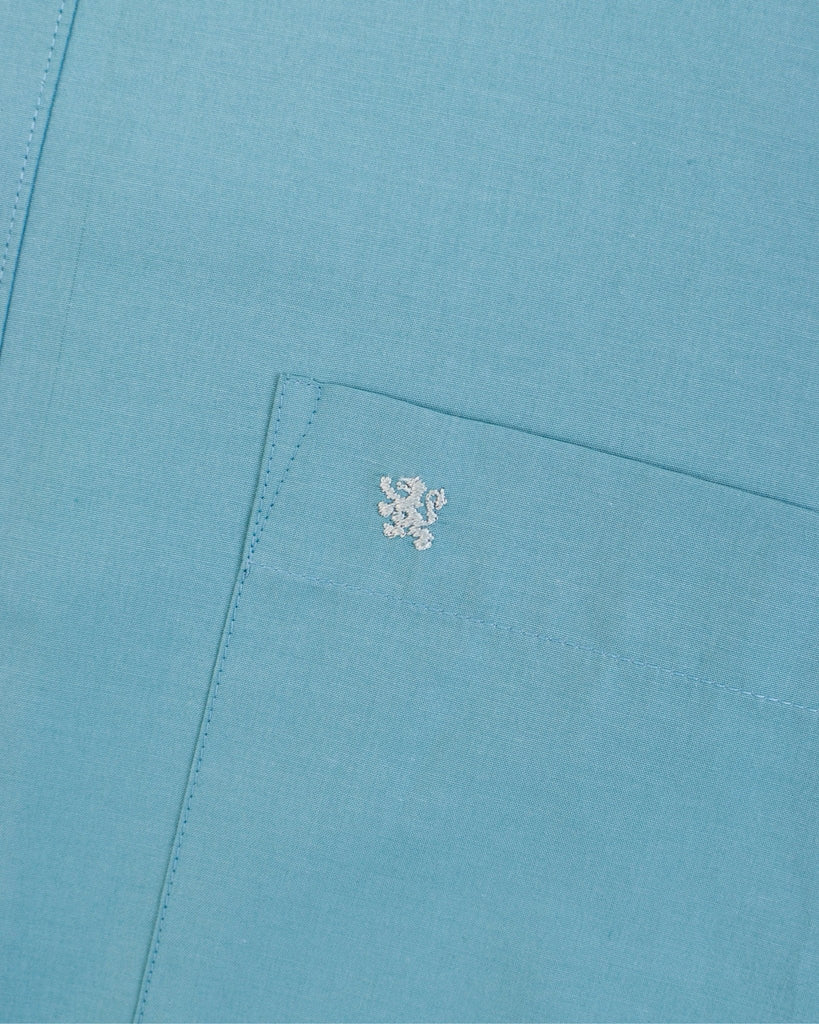 Manchester Camisa de Vestir Lisa Big and Tall Algodón y Poliéster Manga Larga - Manchester