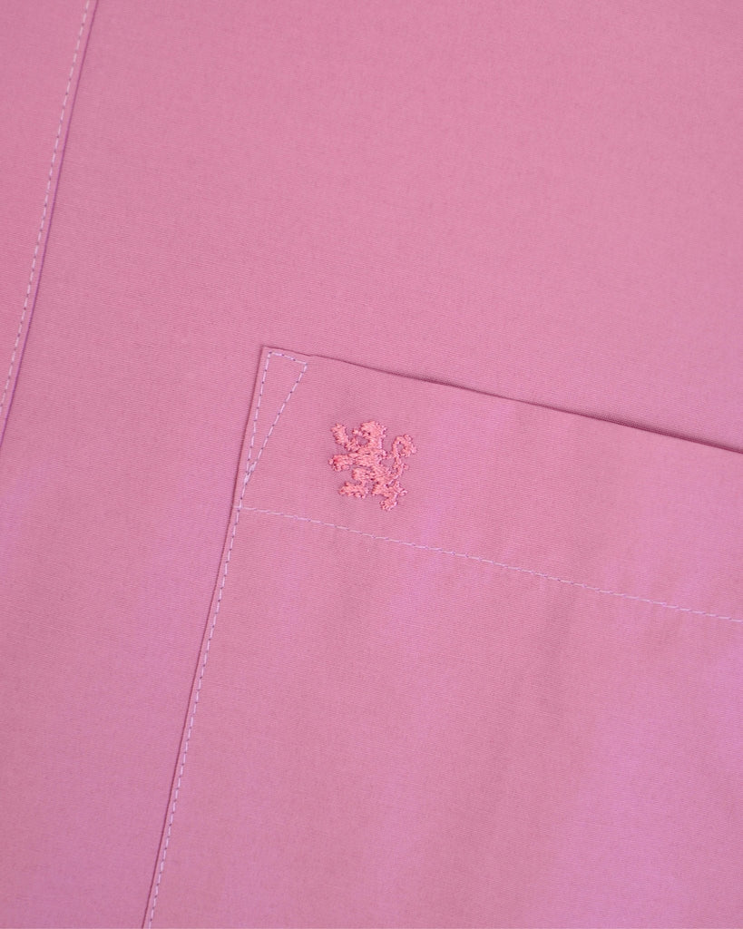 Manchester Camisa de Vestir Lisa Big and Tall Algodón y Poliéster Manga Larga - Manchester