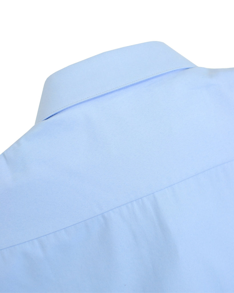 Manchester Camisa de Vestir Lisa Big and Tall Algodón y Poliéster Manga Larga - Manchester