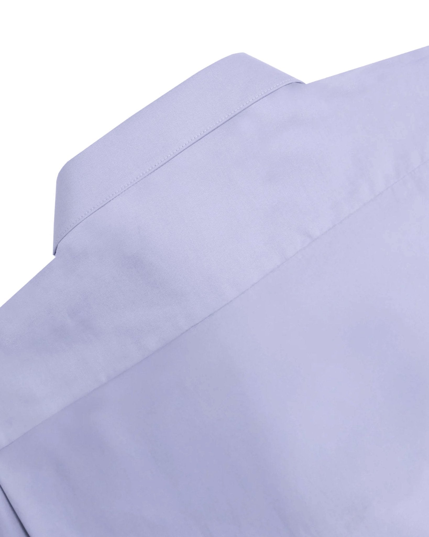 Manchester Camisa de Vestir Lisa Big and Tall - Manga Larga color lila para hombre